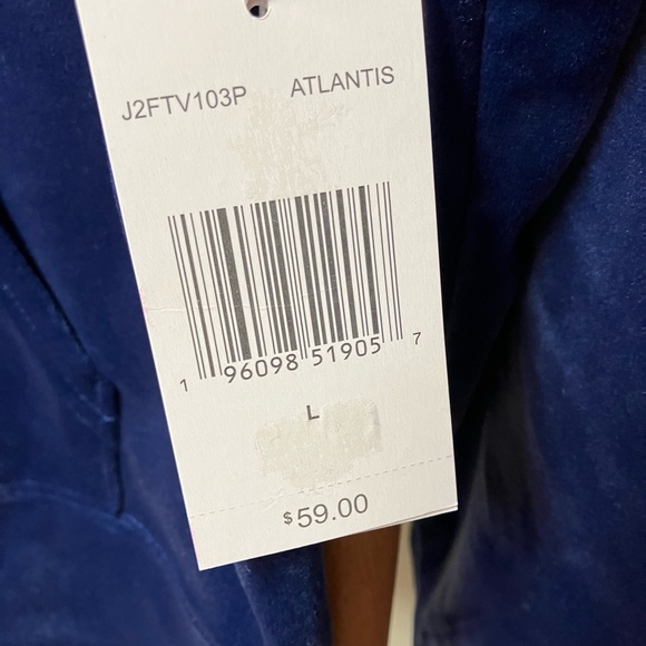 Juicy Atlantis Blue Zip up New with Tags Size L hoodie/sweater - Picture 4 of 5